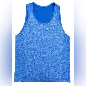 Lululemon Mens Tank Top in Blue/white Heather. Size Medium.